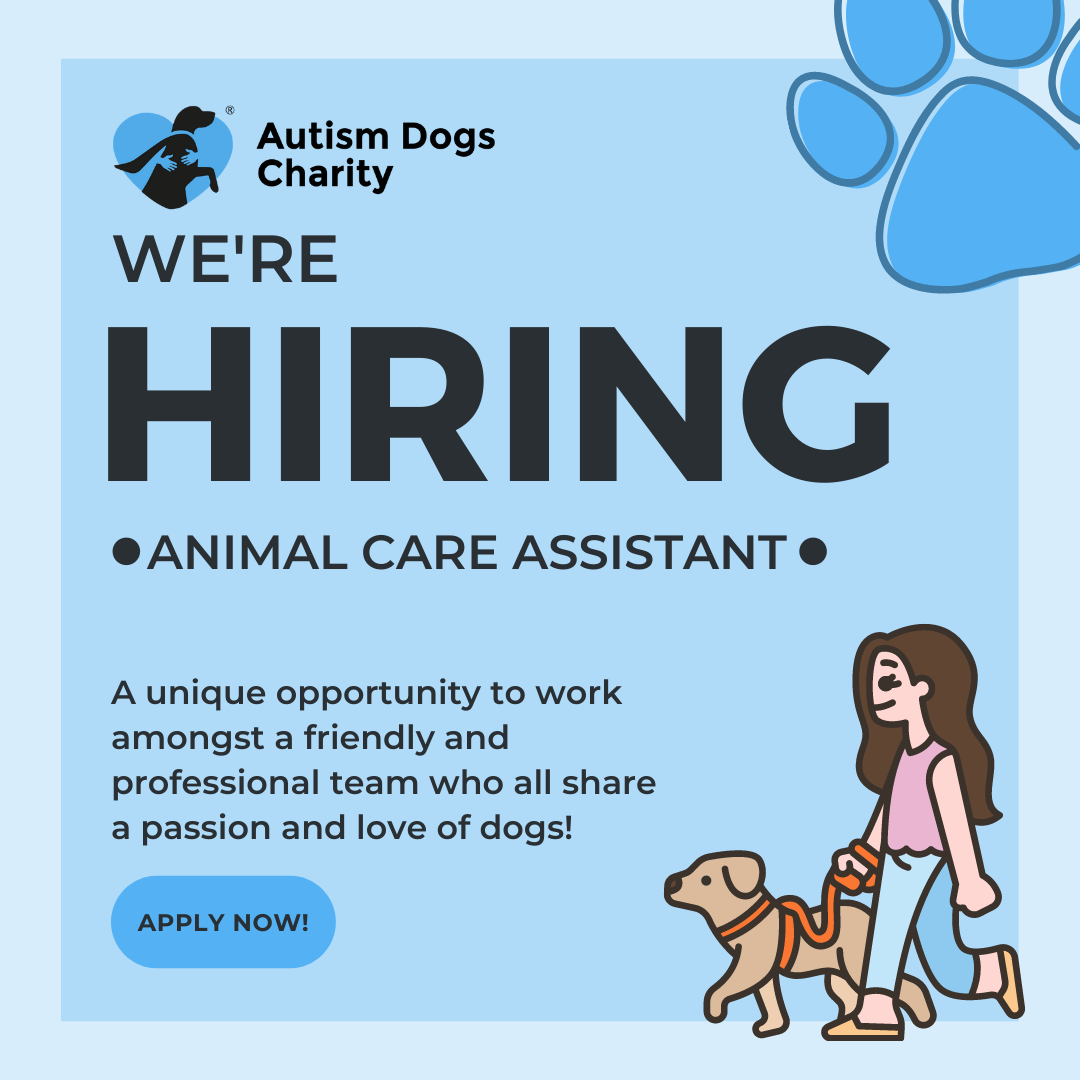 Vacancy Parttime Animal Care Assistant Autism Dogs Charity